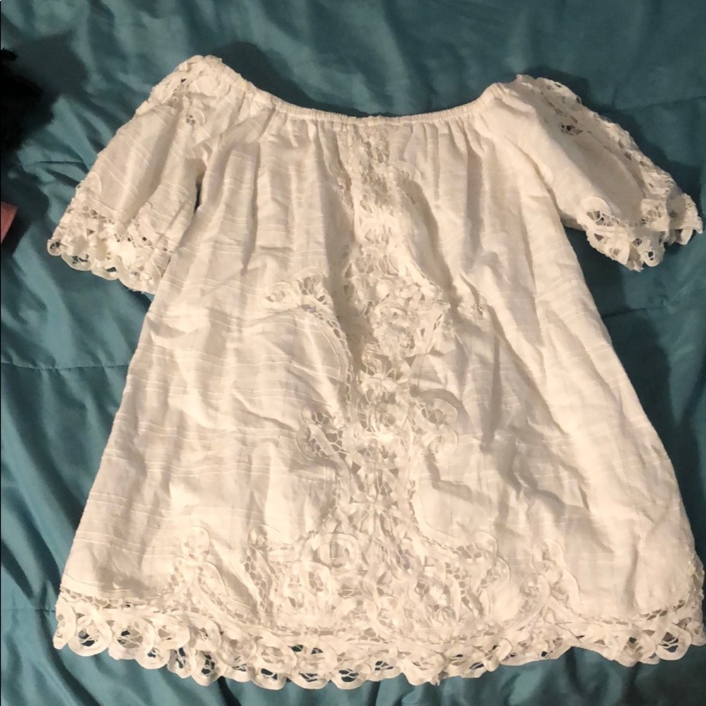 White free people dress